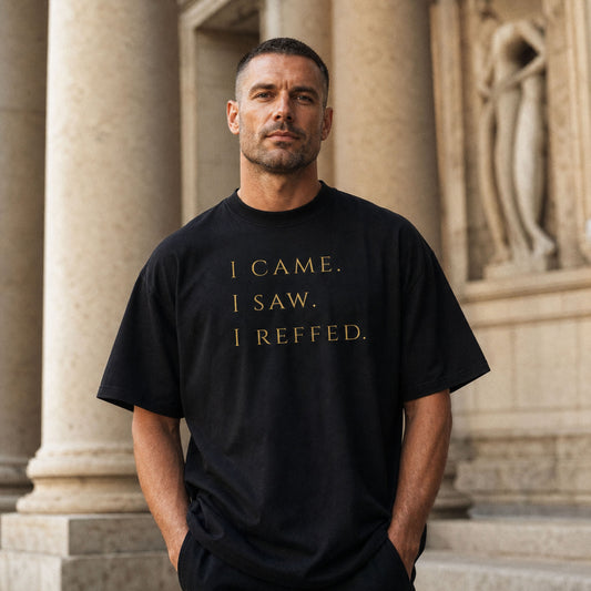 The Caesar Manifesto Tee — Antique Gold Edition