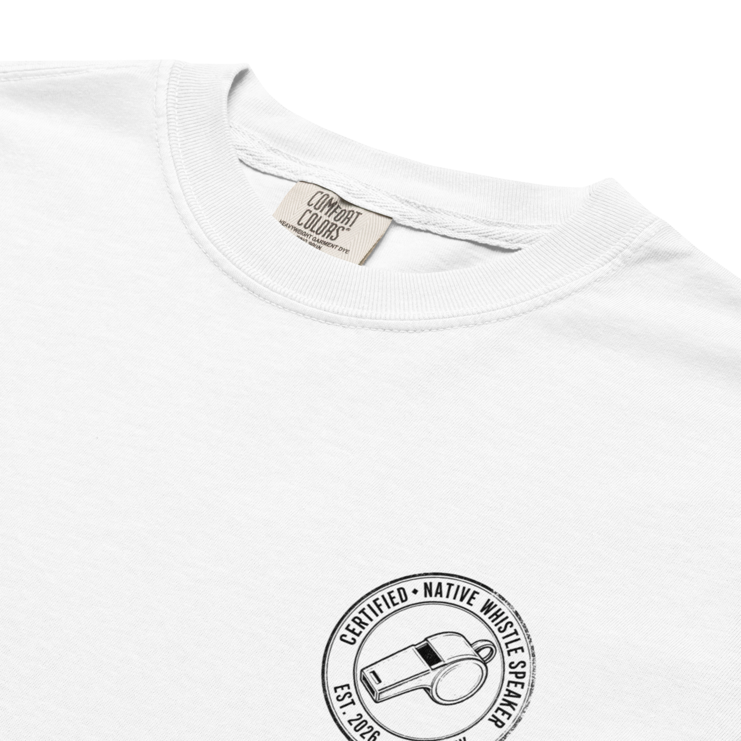 The Certified Native Whistle Speaker Tee