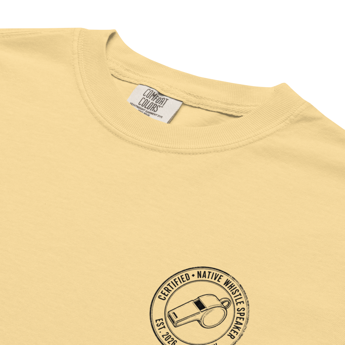 The Certified Native Whistle Speaker Tee