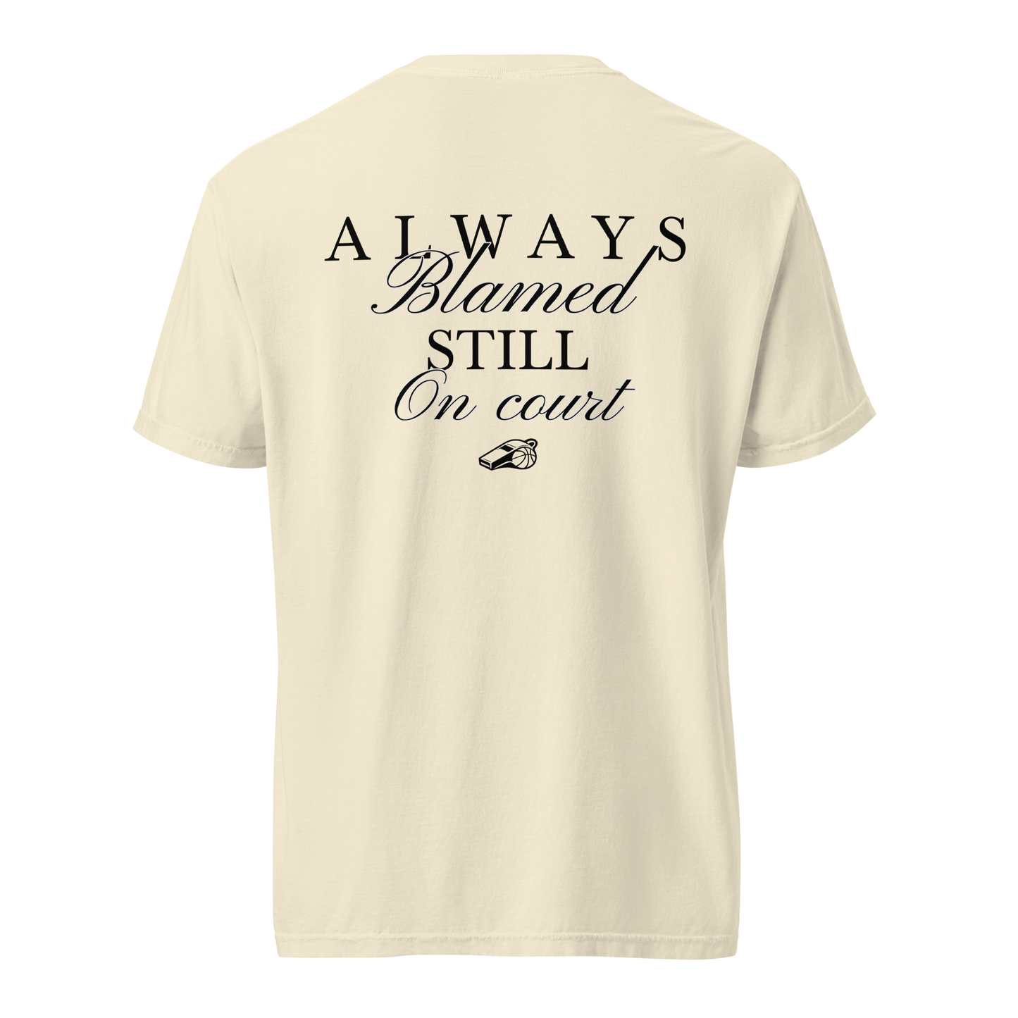 Always Blamed Still On Court Tee — Ivory