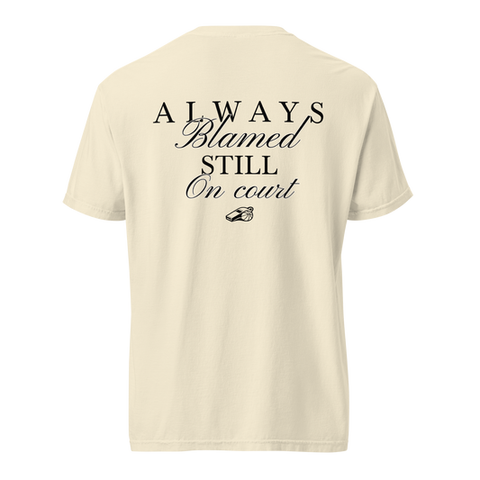 Always Blamed Still On Court Tee — Ivory