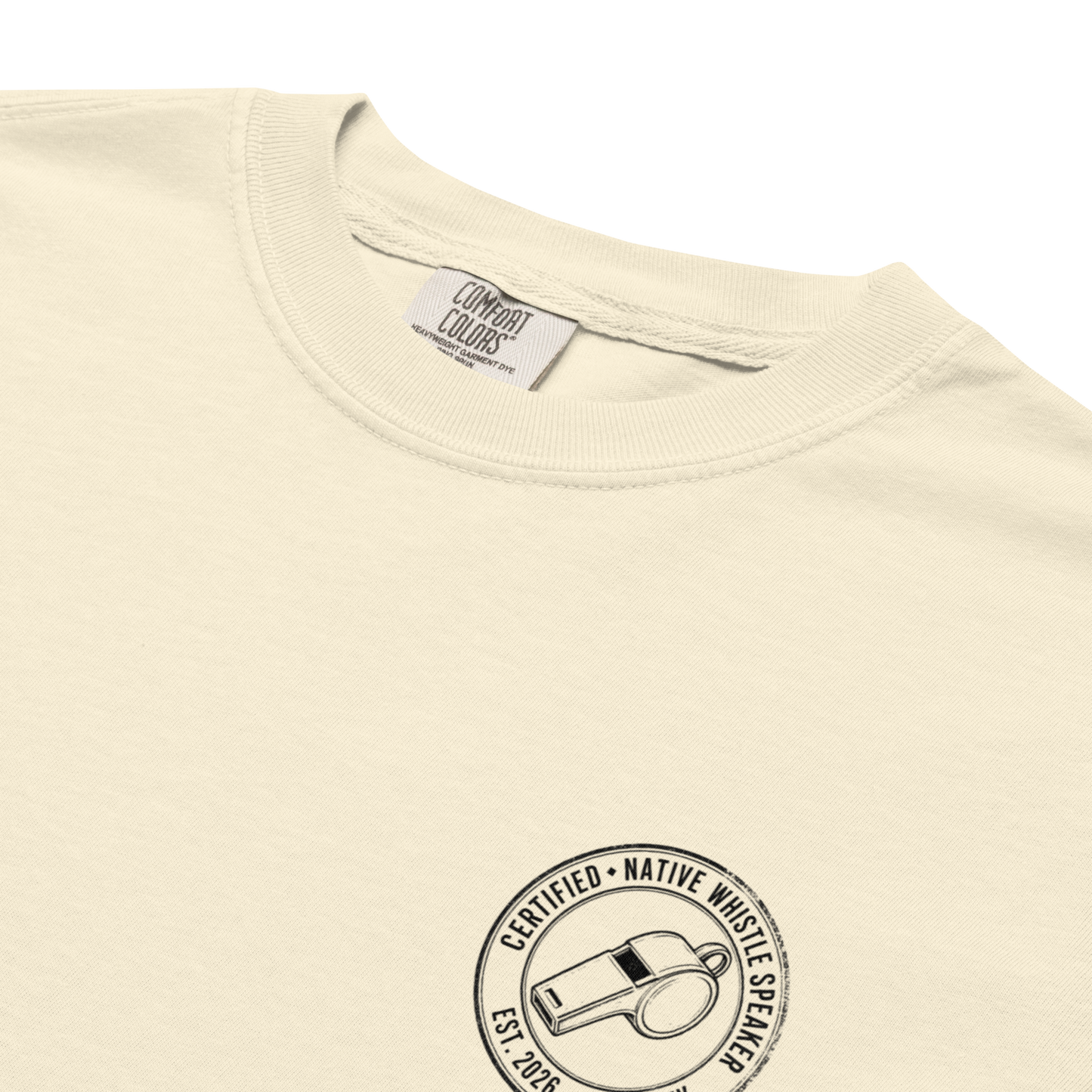 The Certified Native Whistle Speaker Tee
